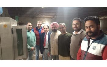 Executive Director NABI visited Rajdhani Rice Mills Samana to Koolmill rice milling technology