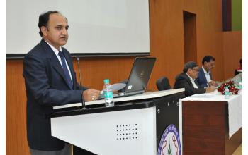 Biotech Club organized a lecture on Grain yield under drought a prominent trait to enhance drought tolerance in rice