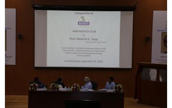 Inauguration of Biotech club at NABI on 05-09-2018